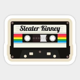 Sleater Kinney / Cassette Tape Style Sticker